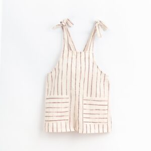 Play Up / kids / printed woven jumpsuit / reed / red stripe