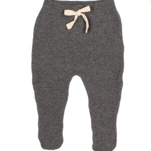 BUHO / newborn / footed leggings / dark grey