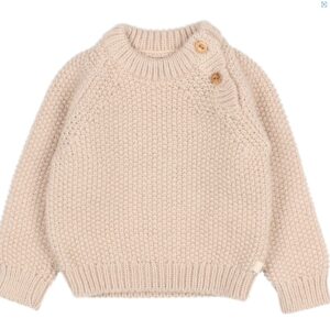 BUHO / baby / rice knit jumper / cream