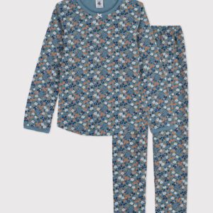 Petit Bateau / pyjama met bloemetje / katoen / rover