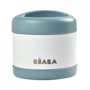 Beaba / Thermo potje 500ml / white – blue