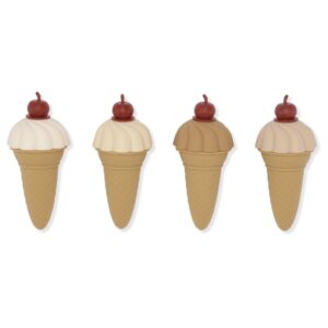 Konges Slojd / Silicone ice cream moulds / 4 pack / Multi