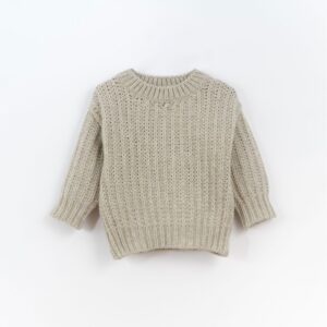 Play Up / kids / knitted sweater made of recycled fibres / oat