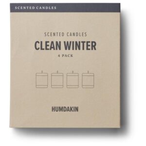 Humdakin / Geurkaarsjes / clean winter / 4pack