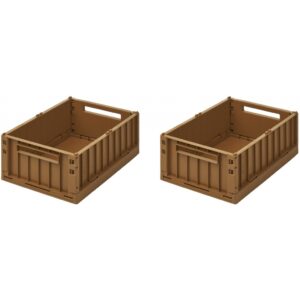 Liewood / Weston storage box medium / 2 pack / Golden caramel