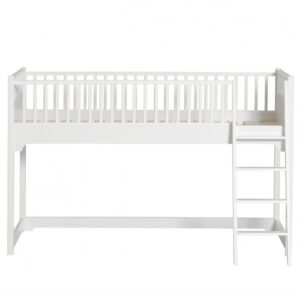 Oliver Furniture / Seaside /  Low Loft Bed / 90×200 / white