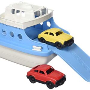 Green Toys / ferry boat met autootjes / blauw
