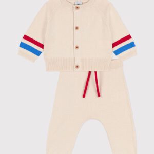 Petit Bateau / ensemble van tricot voor baby’s / retro stripe