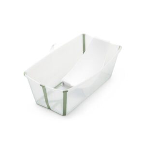 STOKKE / Flexi Bath bundle pack / transparant groen + schelp
