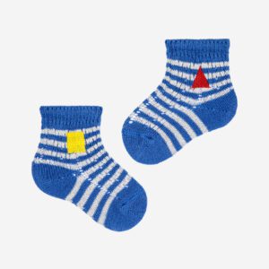 Bobo Choses / Blue stripes long socks / 20-22