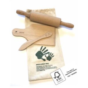 Ailefo / houten toolset voor speelklei