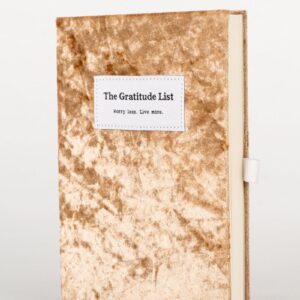 Gratitude list / journal / golden hour