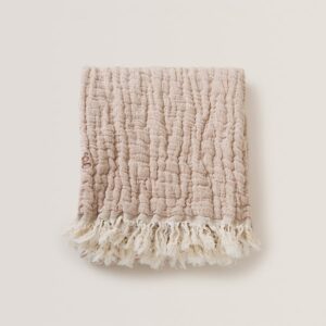 Garbo & Friends / Mellow blanket small / tawny