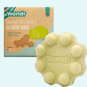 WONDR / scrub bar / ginger & lime