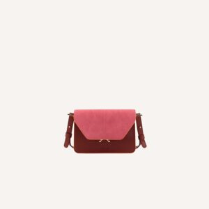 Sticky Sis Club / Shoulder bag La promenade / vin rouge + tulip pink