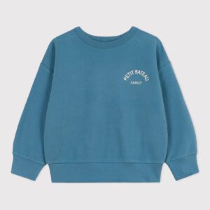 Petit Bateau / sweatshirt in molton / lavis