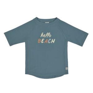 Lässig / UV shirt korte mouwen / hello beach blue