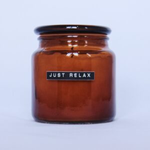 Wellmark / big scented candle / just relax