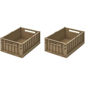 Liewood / Weston storage box medium / 2 pack / Oat