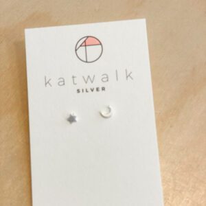 Katwalk / stekertje / sterretje en maantje / zilver