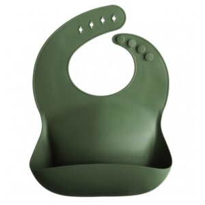 mushie / silicone slabbetje / forest green