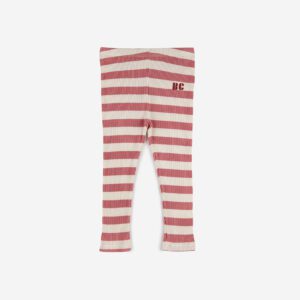 Bobo Choses / leggings / maroon stripes