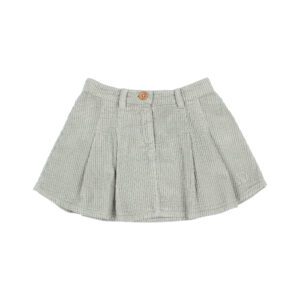BUHO / kids / box pleat skirt / eucalyptus