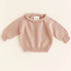 Hvid / Georgette sweater 3-6 mdn / apricot
