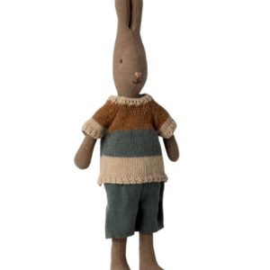 Maileg / rabbit size 2 / brown / shirt and shorts