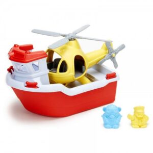 Green Toys / reddingsboot met helicopter