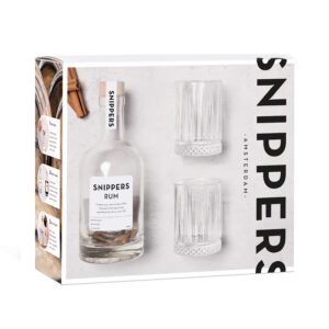 Snippers / Gift pack / rum en 2 glazen