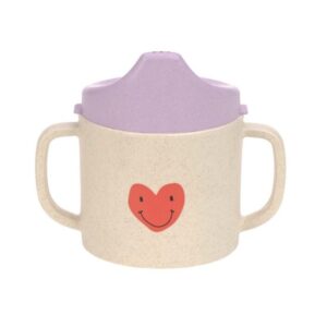 Lässig / sippy cup / happy rascals / heart lavender