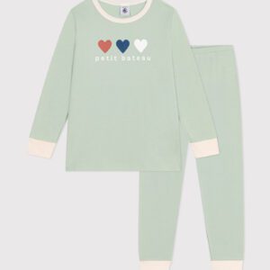 Petit Bateau / katoenen pyjama voor kinderen / herbier