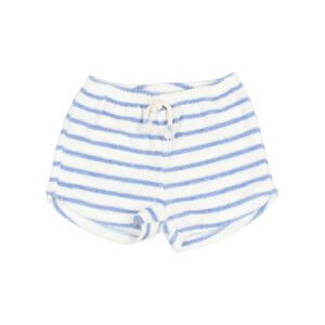 BUHO / baby / terry stripes shorts / placid blue