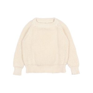 BUHO / kids / cotton knit jumper / ecru