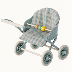 Maileg / buggy baby muis / mint