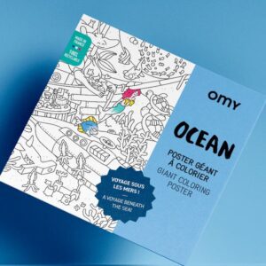 OMY / poster om in te kleuren / ocean