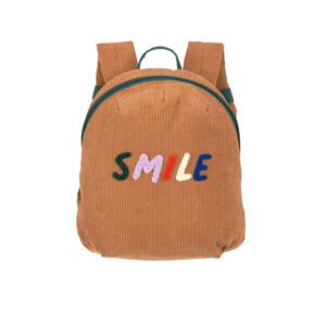 Tiny backpack / smile / caramel
