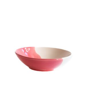 Val Pottery / Brekky Bowl : Pink Splash