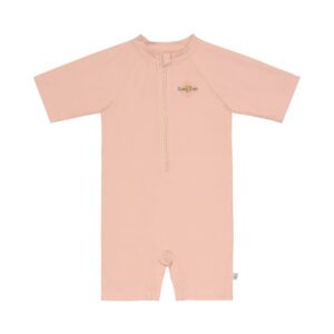 Lässig / short sleeve sunsuit / pink