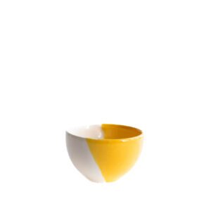 Val Pottery / baby Bowl / yellow splash
