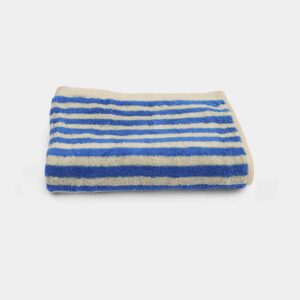 Homehagen / handdoek 45×65 / aqua blue pinstripe