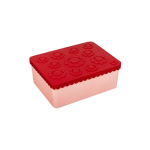 Blafre / lunch box / 3 compartimenten / flower red + pink