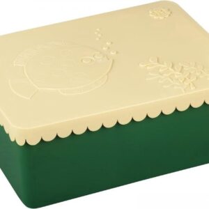 Blafre / lunch box / 3 compartimenten / sea lift beige + dark green