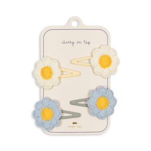 Konges Slojd / daisy hair clips / 4 pack