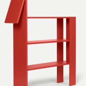 Ferm Living / horse bookcase / poppy red