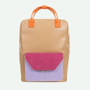 Sticky Lemon / backpack / il sole / colore / affogato beige + sunset lilac + positano purple