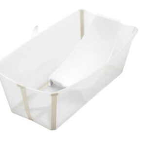STOKKE / Flexi Bath bundle pack / transparant sandy beige + schelp