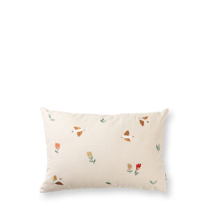 Dear April / embroidered cushion / songbirds