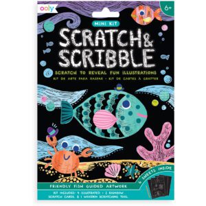 KABINES KEUZE / mini scratch & scribble / friendly fish